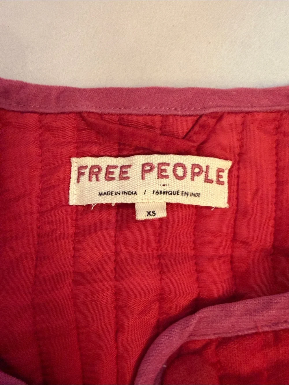 Free People Natalia Quilted Jacket In Sweet Heart